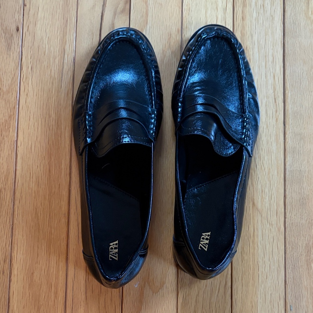 Zara Soft Ruched Loafers